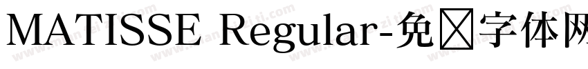 MATISSE Regular字体转换